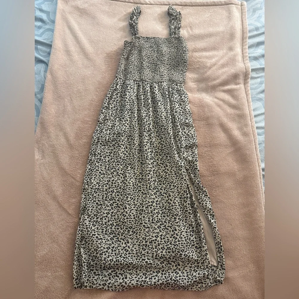 Abercrombie & Fitch Animal Print Maxi Dress